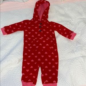 Baby Girl Soft Heart Onesie